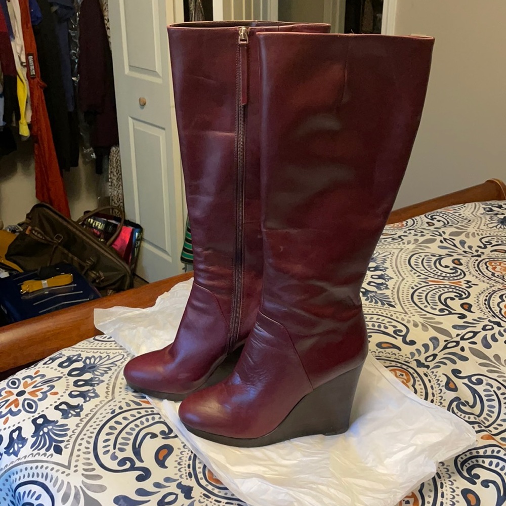 Wedge Boots. Could be worn all year round.